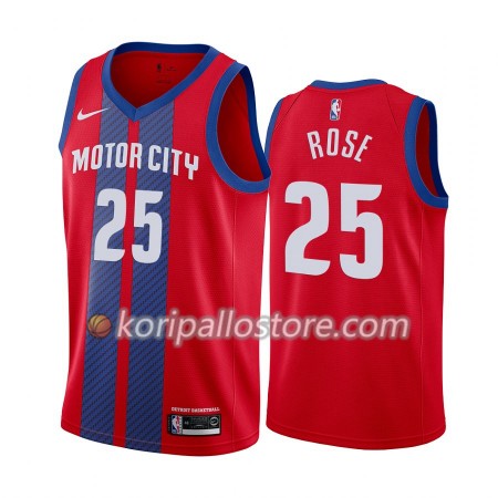 Detroit Pistons Derrick Rose 25 Nike 2019-2020 City Edition Miesten Pelipaidat Swingman 